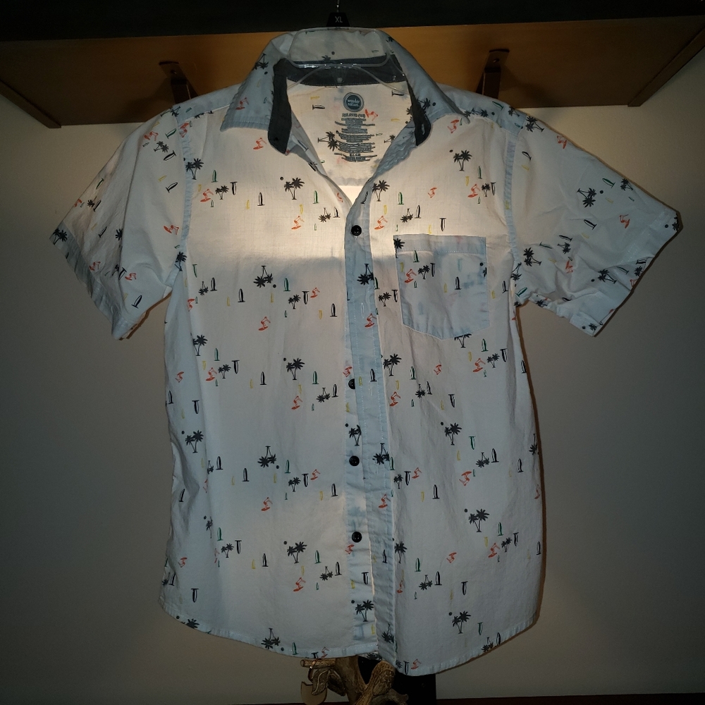 Wonder nation boys button down shirt